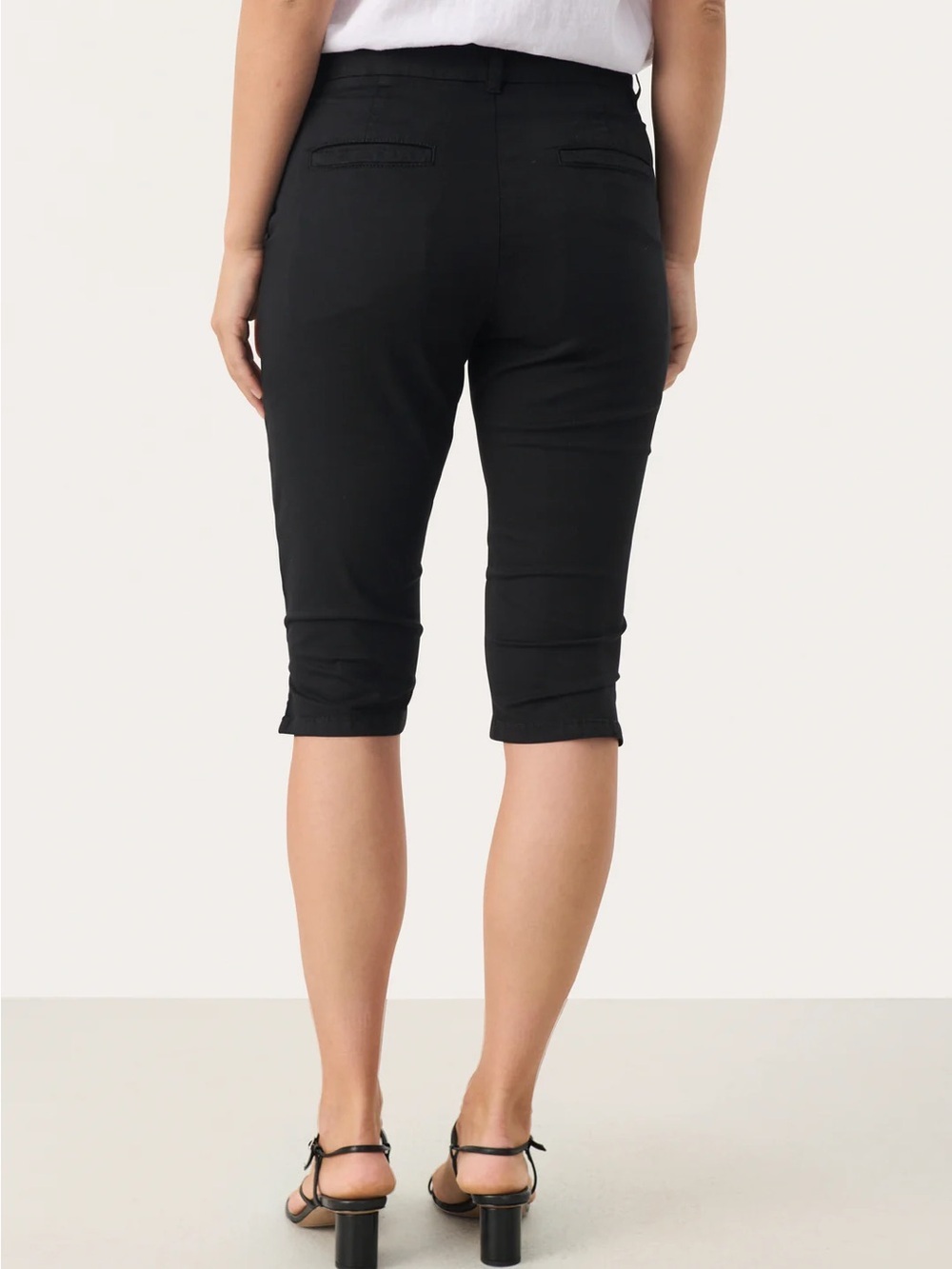 NWT Part Two Renata Capri Crop Pants, Black, Sz 40 (us 10) - Picture 2 of 9